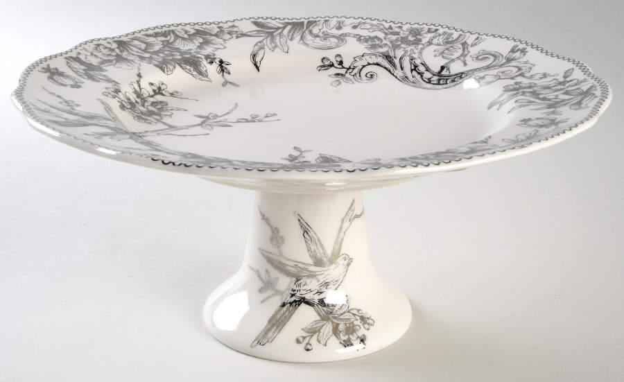 Adelaide Electroplate 11" Diameter Pedestal Cake Stand by 222 Fifth (PTS)-1