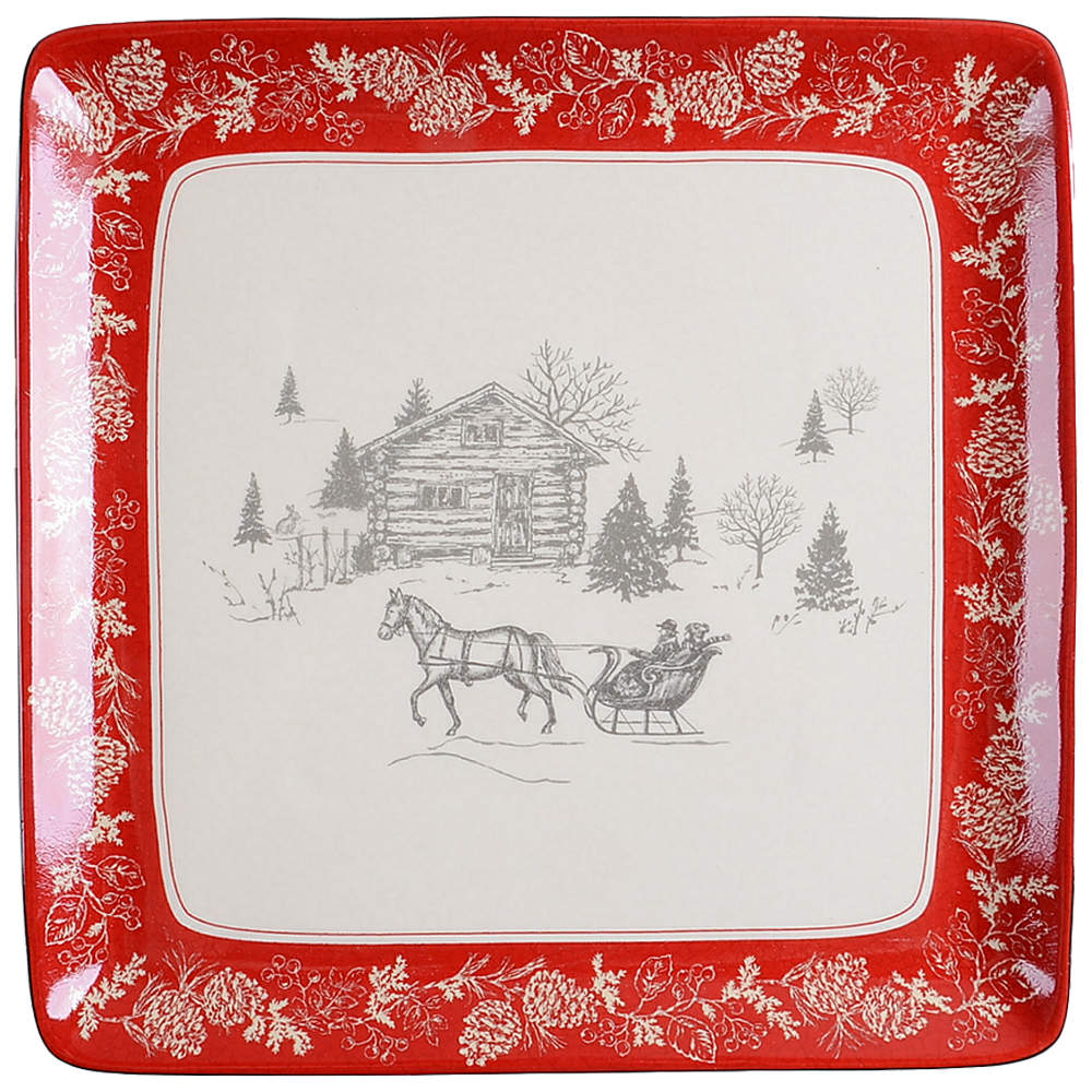Andover 14" Square Platter by 222 Fifth (PTS)-1