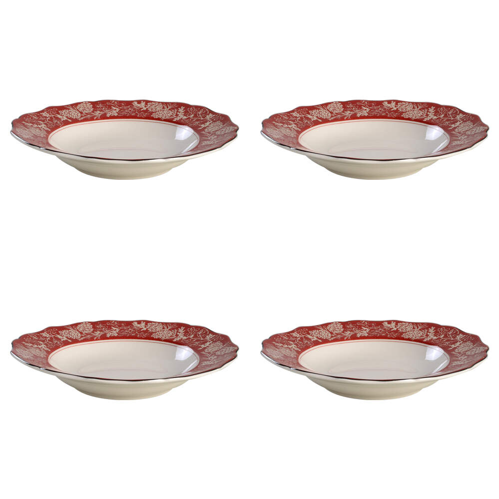 Andover Large Rim Soup Bowl - Set of 4 by 222 Fifth (PTS)-1