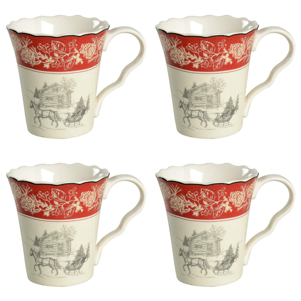 Andover Mug - Set of 4 by 222 Fifth (PTS)-1