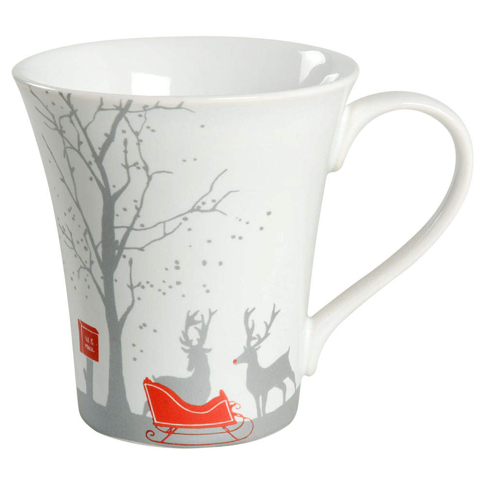 Red Sleigh Mug by 222 Fifth (PTS)-1