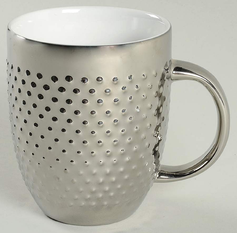 Beaded Silver Mug by 222 Fifth (PTS)-1