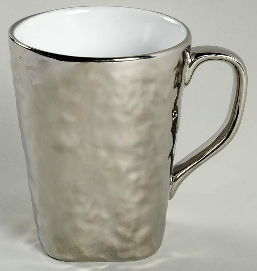 Slate Square Silver Mug by 222 Fifth (PTS)-1