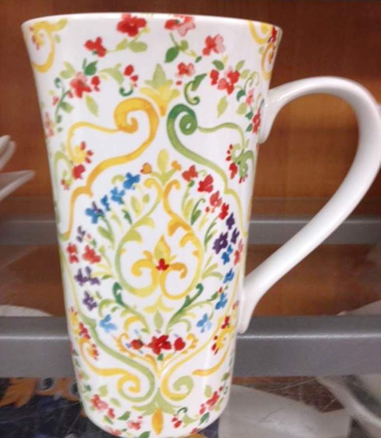 Sarita Green Latte Mug by 222 Fifth (PTS)-1