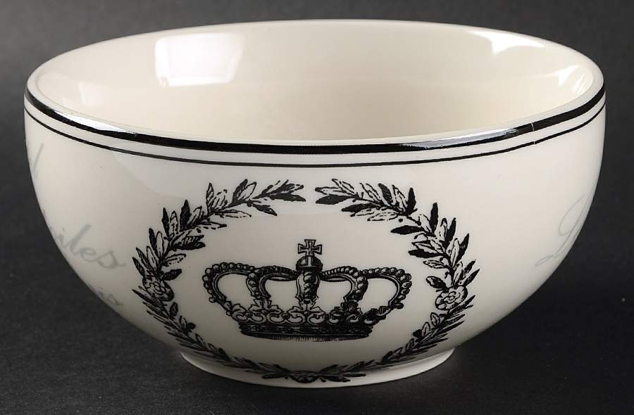 Les Etoliles Crown Cream Soup/Cereal Bowl by 222 Fifth (PTS)-1