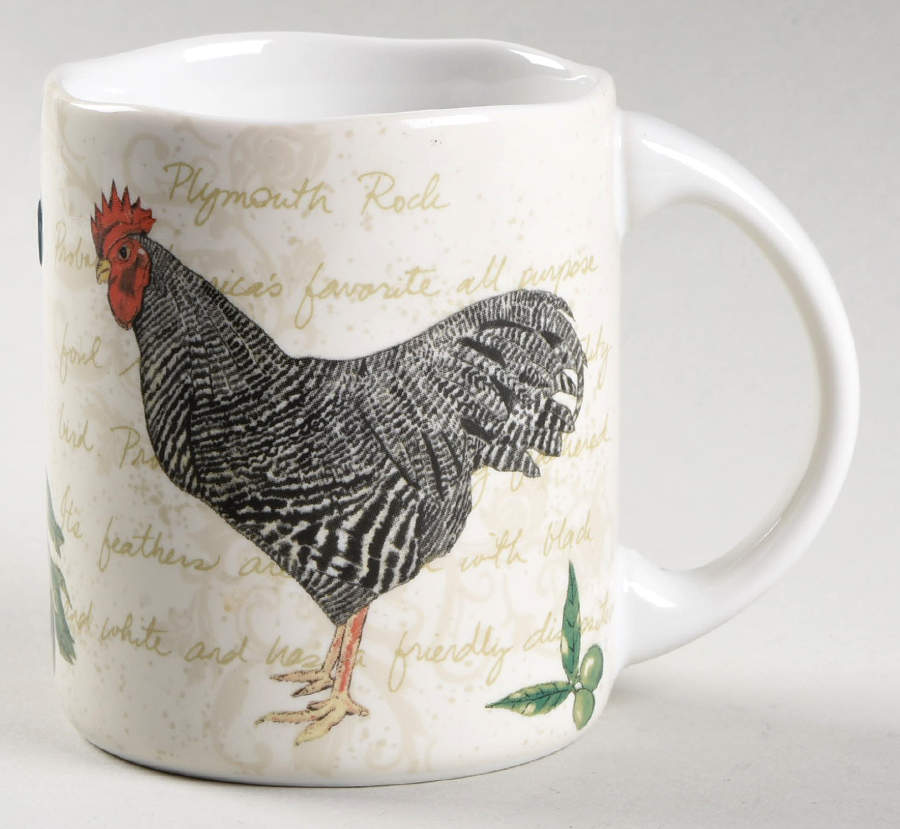 Rooster Journal Mug by 222 Fifth (PTS)-1
