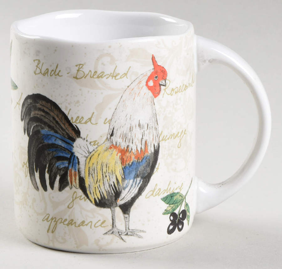 Rooster Journal Mug by 222 Fifth (PTS)-1