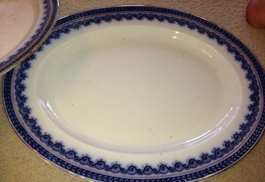Minwood 17" Oval Serving Platter by Henry Alcock-1