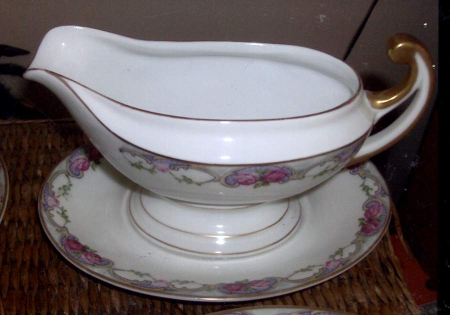 ADH31 Gravy Boat & Underplate by Adolf Persch-1