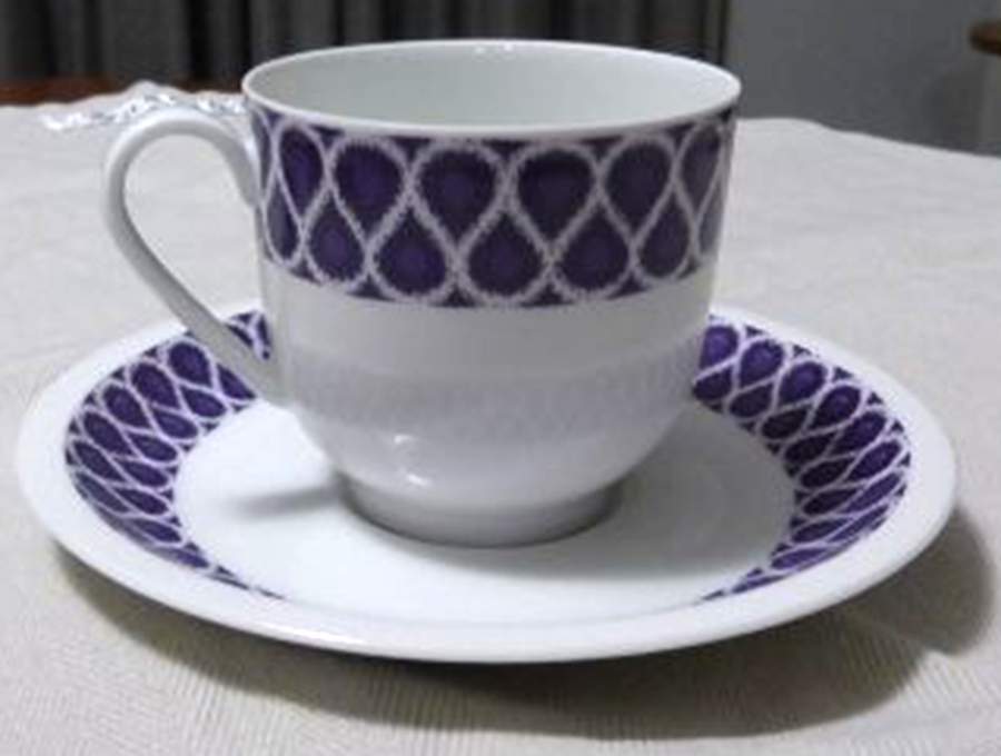 3745 Footed Cup & Saucer Set by Arzberg-1