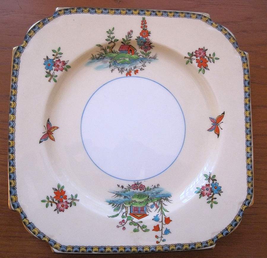 B1460 Square Dessert Plate by John  Aynsley & Sons-1