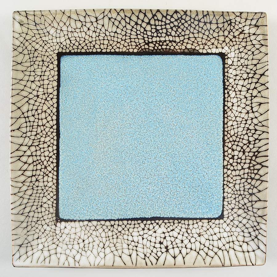 Via Roma Square Dinner Plate by American Atelier-1