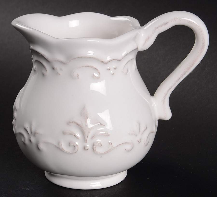 Scallop White Creamer by American Atelier-1