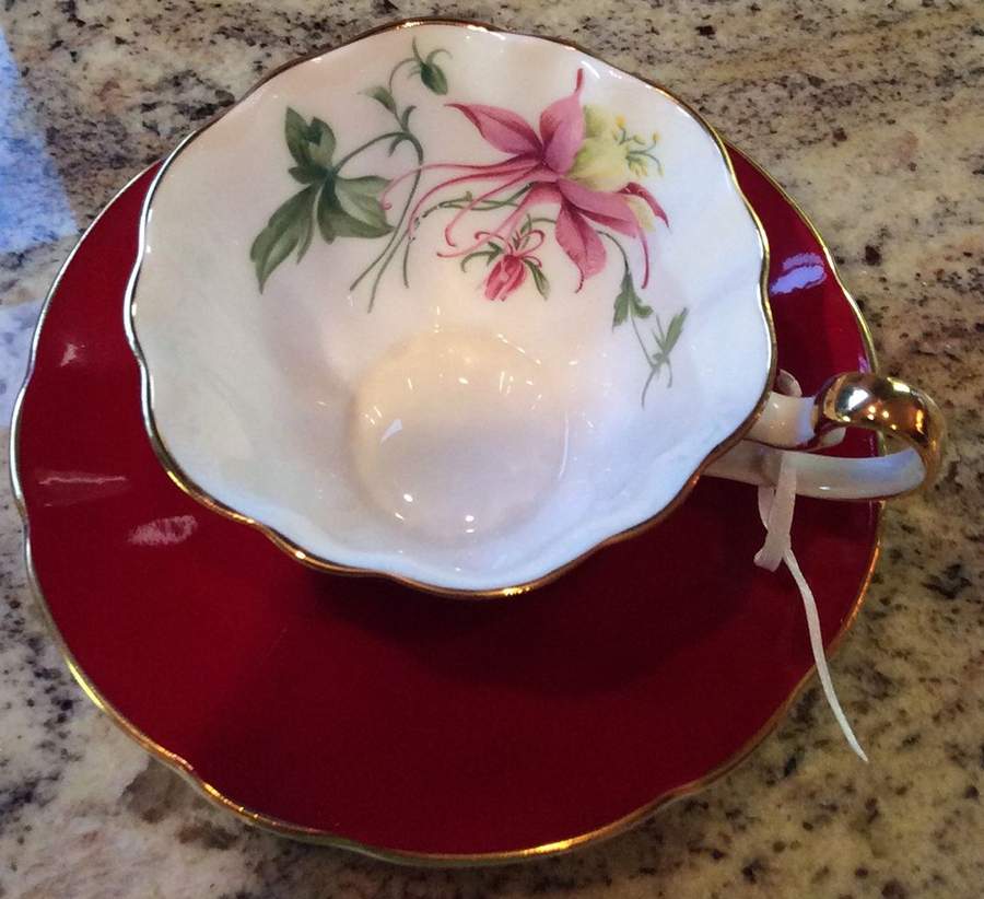 H842 Flat Cup & Saucer Set by Adderley-1