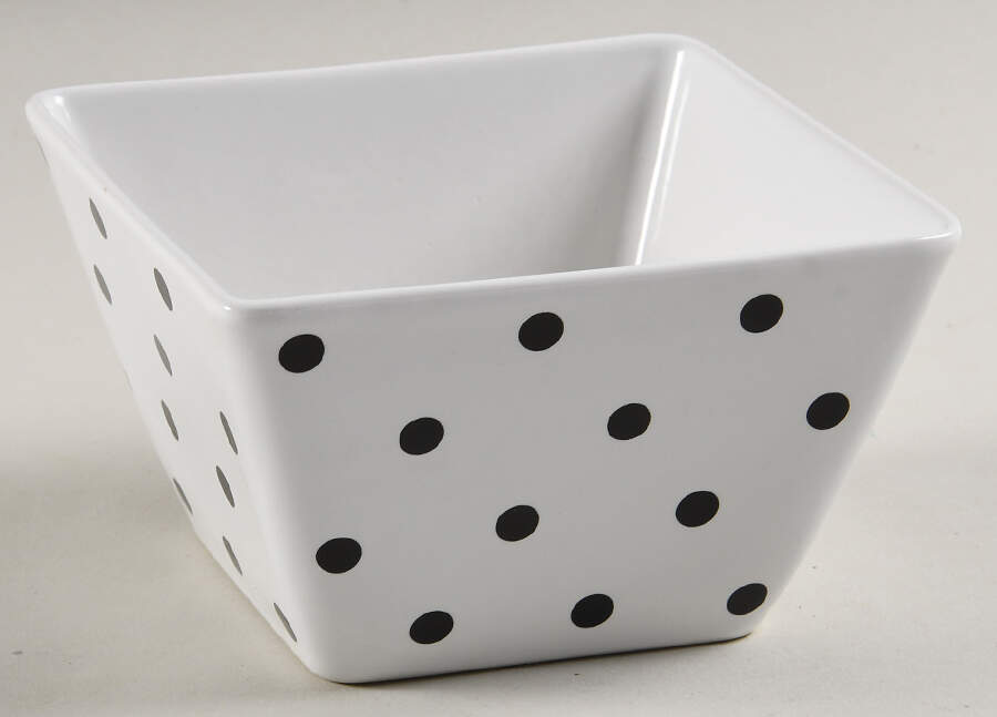Dotty Black Individual Appetizer Bowl by 222 Fifth (PTS)-1