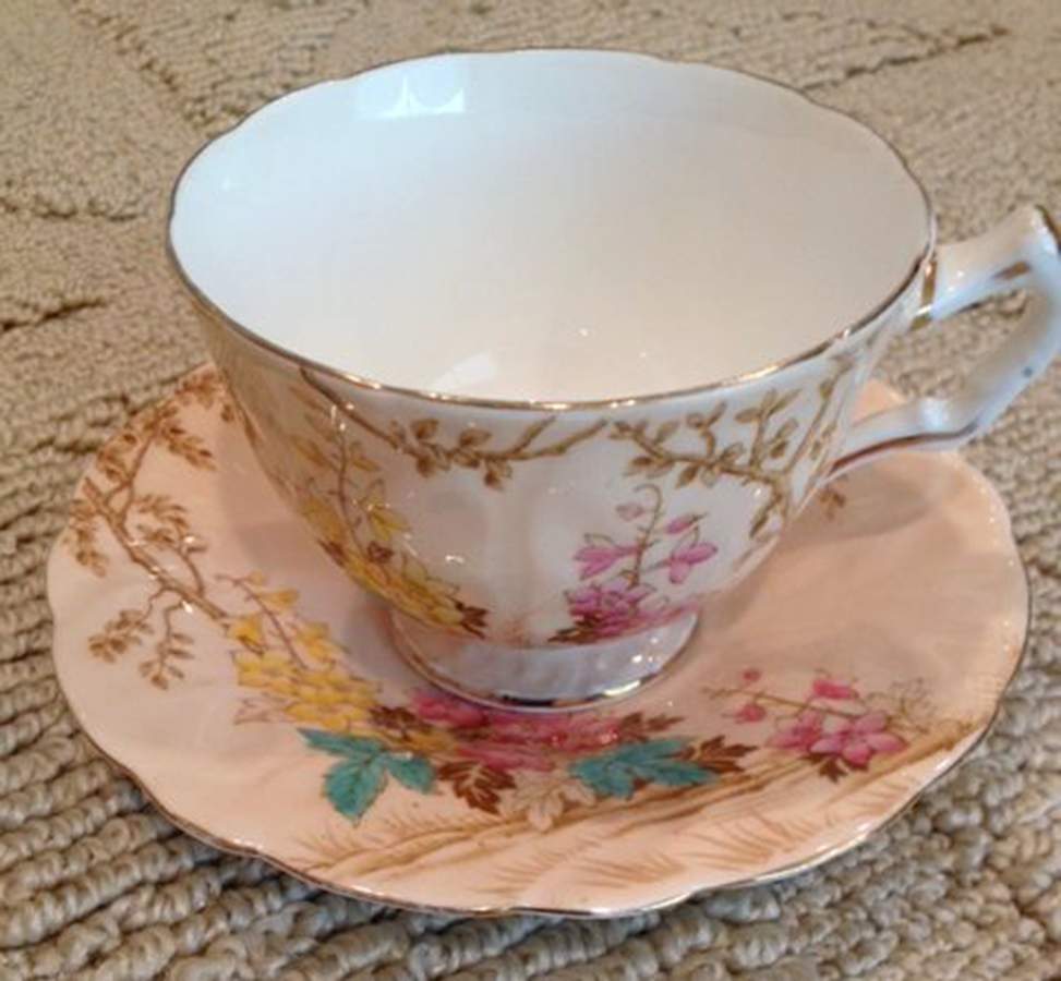 B5160-3 Footed Cup & Saucer Set by John  Aynsley & Sons-1
