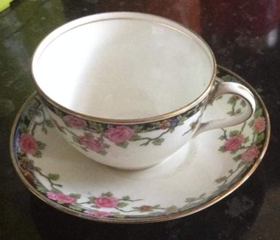 A2749 Flat Cup & Saucer Set by John  Aynsley & Sons-1