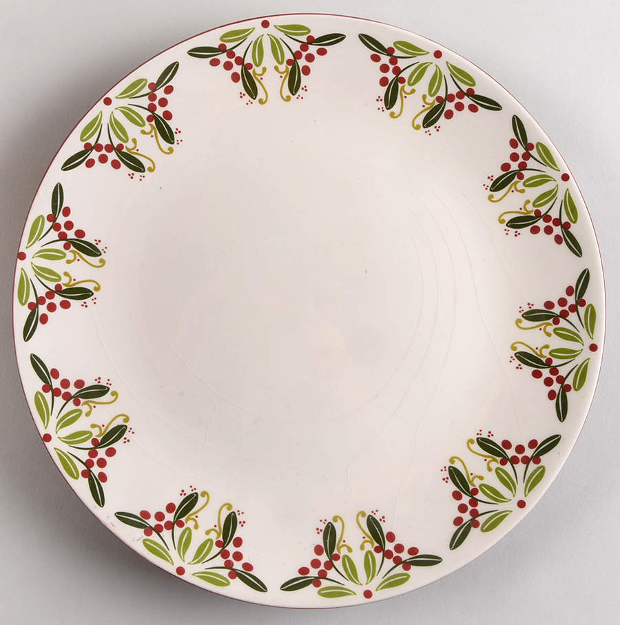 Bargello Dinner Plate by American Atelier-1