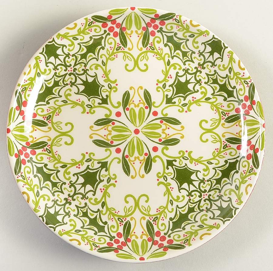 Bargello Salad Plate by American Atelier-1