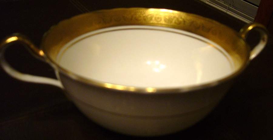 7762 Flat Cream Soup Bowl by John  Aynsley & Sons-1