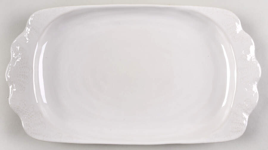 Old Havana White 15" Rectangular Serving Platter by Anthropologie-1