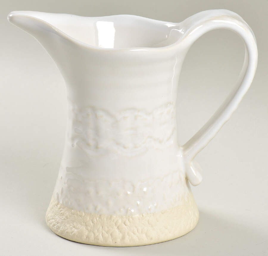 Old Havana White Creamer by Anthropologie-1