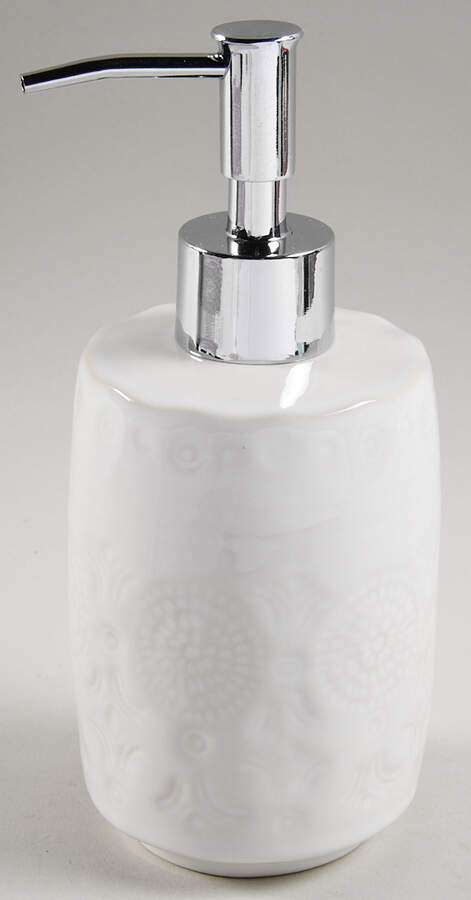 Old Havana White Lotion/Soap Dispenser by Anthropologie-1