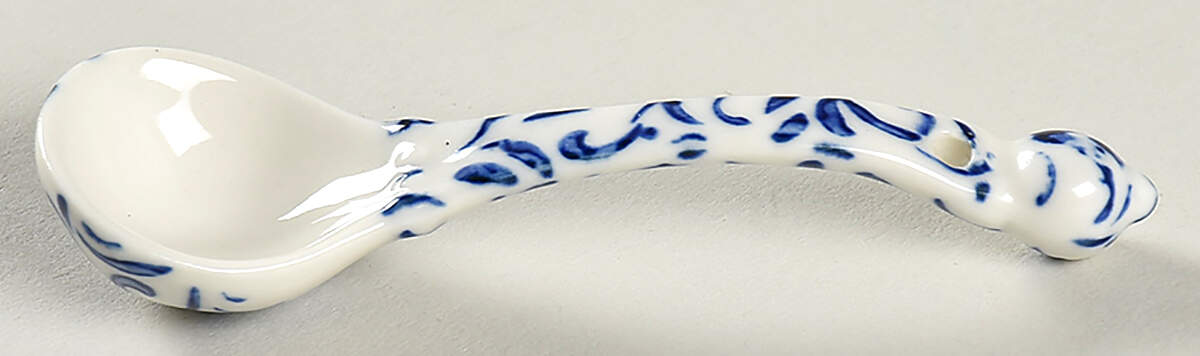 Attingham All Ceramic Sugar Spoon by Anthropologie-1