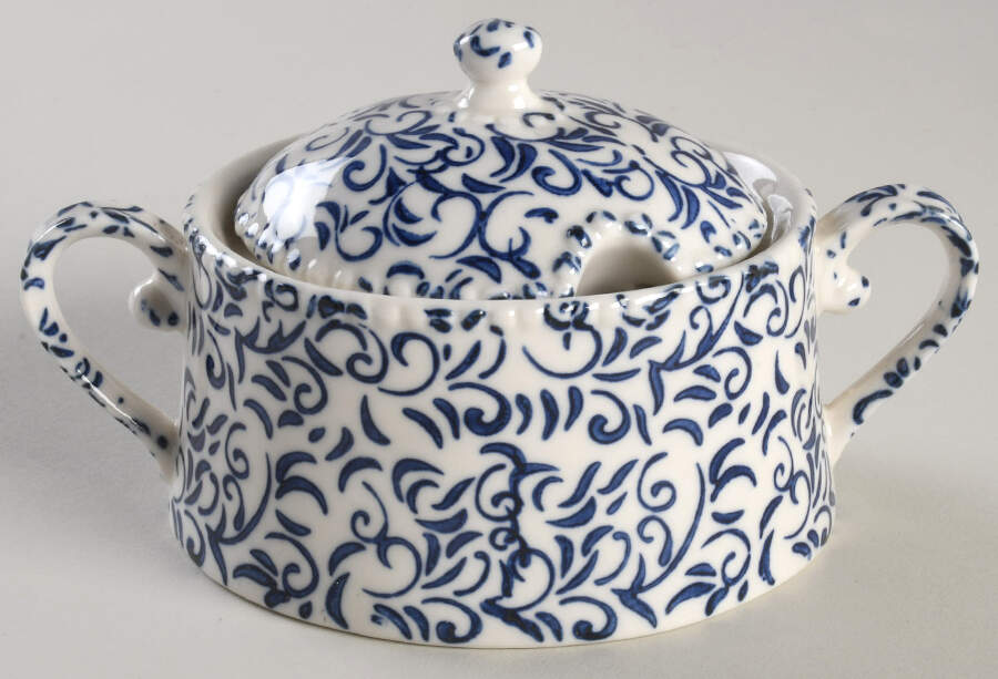 Attingham Sugar Bowl & Lid by Anthropologie-1