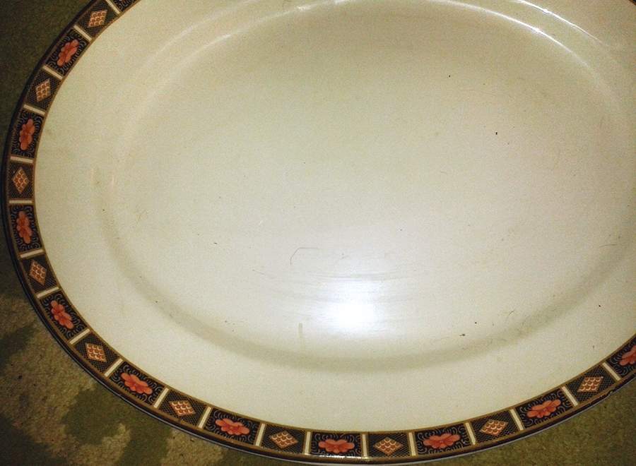 ALL36 18" Oval Serving Platter by Allerton's-1