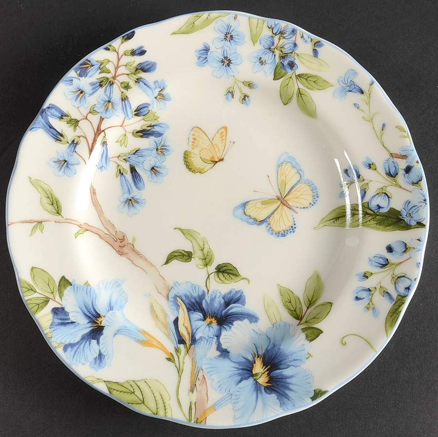 Lyanna Blue Salad Plate by 222 Fifth (PTS)-1