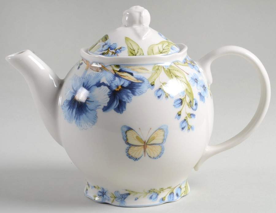 Lyanna Blue Teapot & Lid by 222 Fifth (PTS)-1