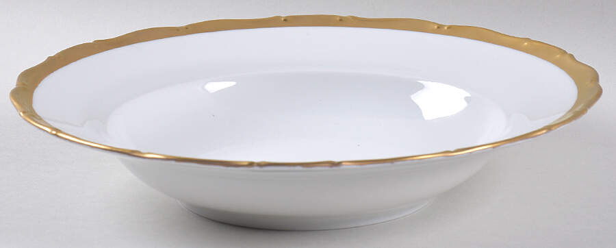 Anna's Golden Patina Large Rim Soup Bowl by Anna Weatherley-1