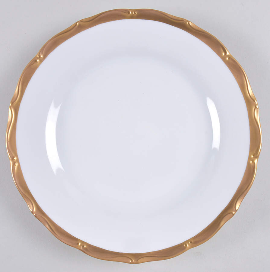 Anna's Golden Patina Dinner Plate by Anna Weatherley-1
