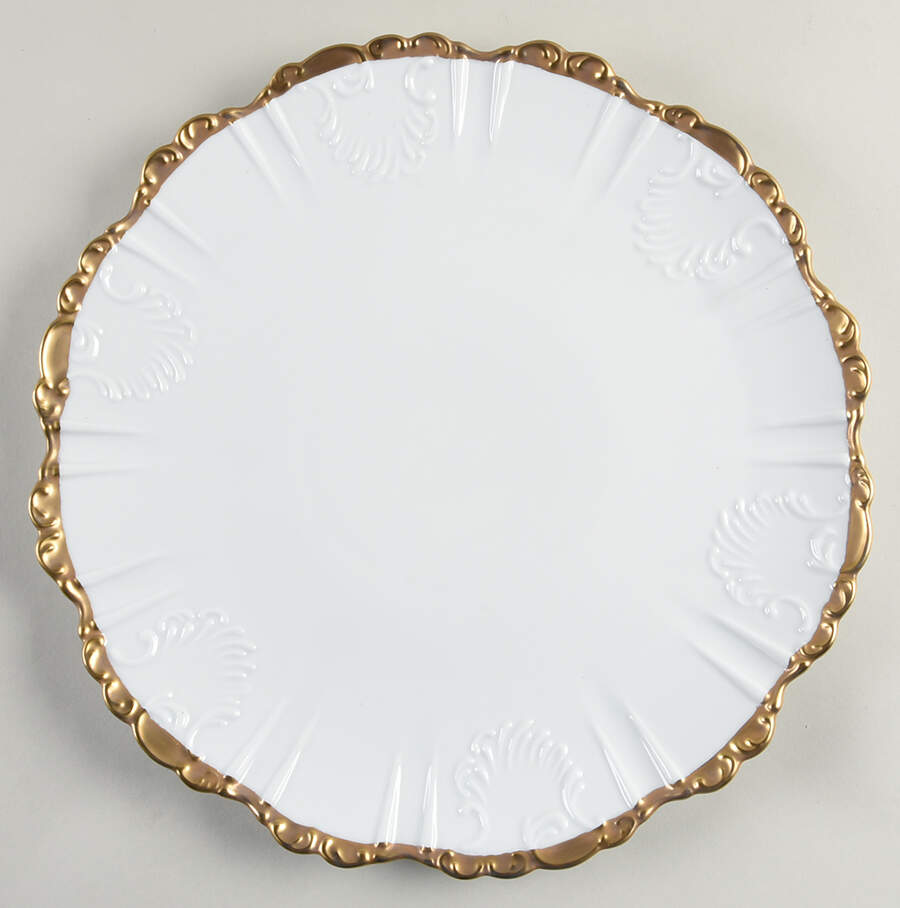Anna's Golden Patina 14" Chop Plate (Round Platter) by Anna Weatherley-1