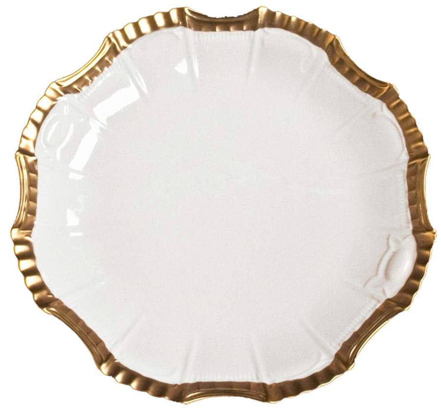 Anna's Golden Patina Dinner Plate by Anna Weatherley-1