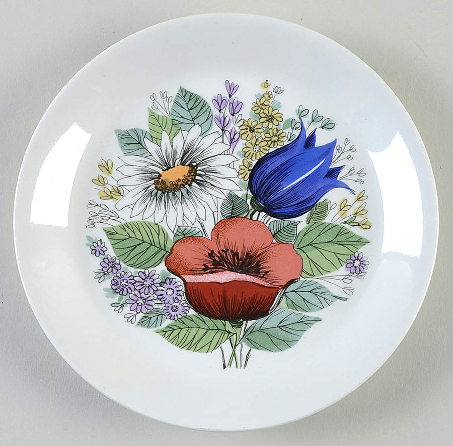 Valmu Bread & Butter Plate by Arabia of Finland-1