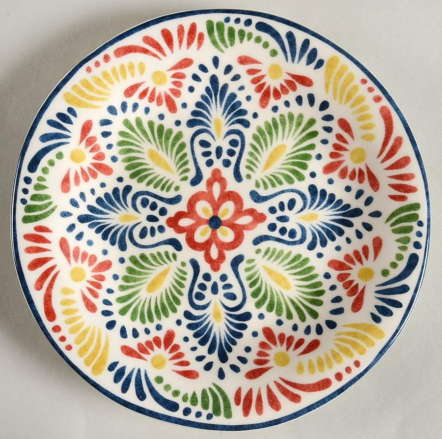 Alicante Yellow Salad Plate by 222 Fifth (PTS)-1