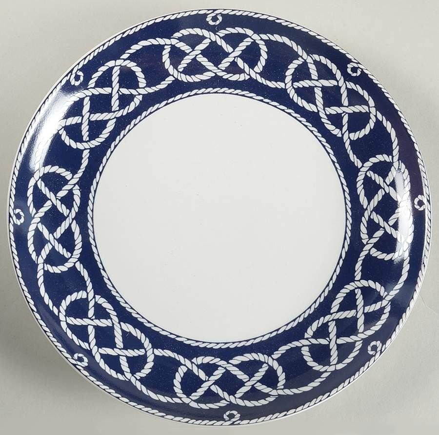 Nexus Sailors Knot Salad Plate by 222 Fifth (PTS)-1