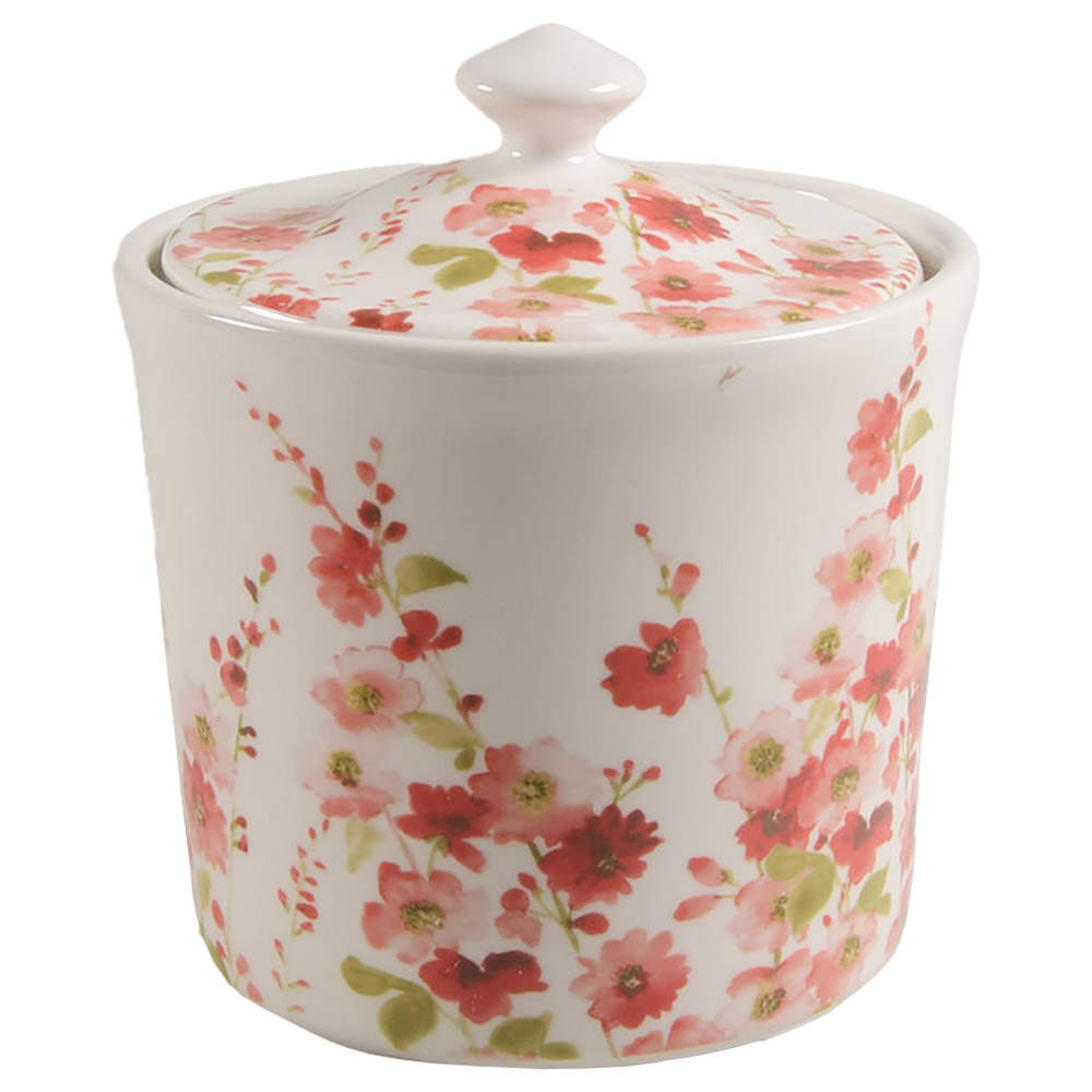 Belicia Red Medium Canister & Lid by 222 Fifth (PTS)-1