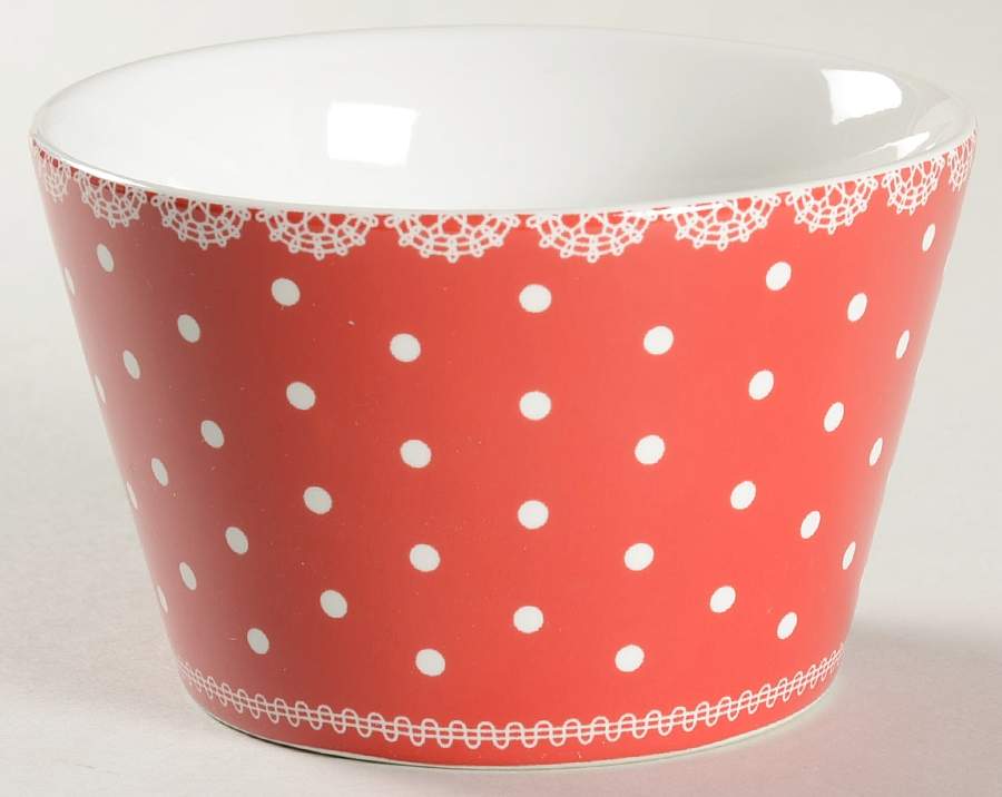 Home Cupboard Red Individual Appetizer Bowl by 222 Fifth (PTS)-1