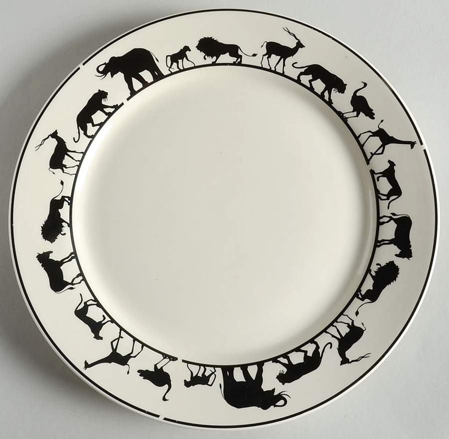 Safari Dinner Plate by American Atelier-1