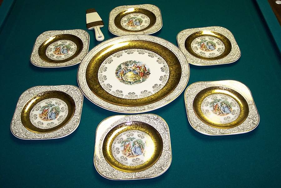 ATS91 Dessert/Pie Plate by Atlas China (NY)-1