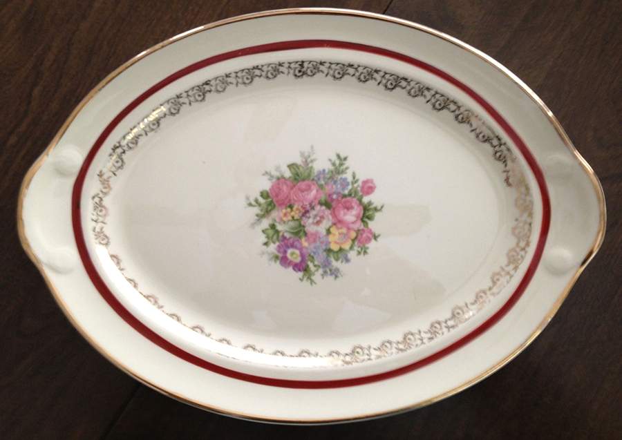 ATS92 13" Oval Serving Platter by Atlas China (NY)-1