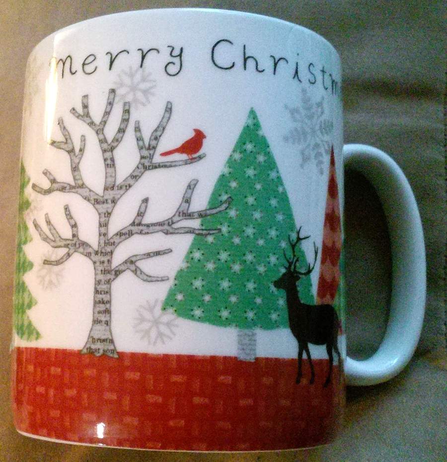 Merry Trees Mug by 222 Fifth (PTS)-1