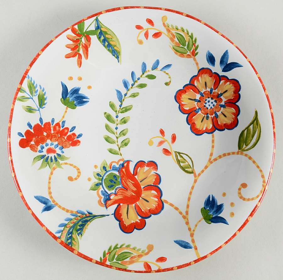 Mediterranean Village Salad Plate by 222 Fifth (PTS)-1