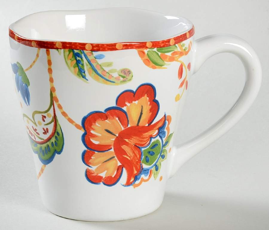 Mediterranean Village Mug by 222 Fifth (PTS)-1