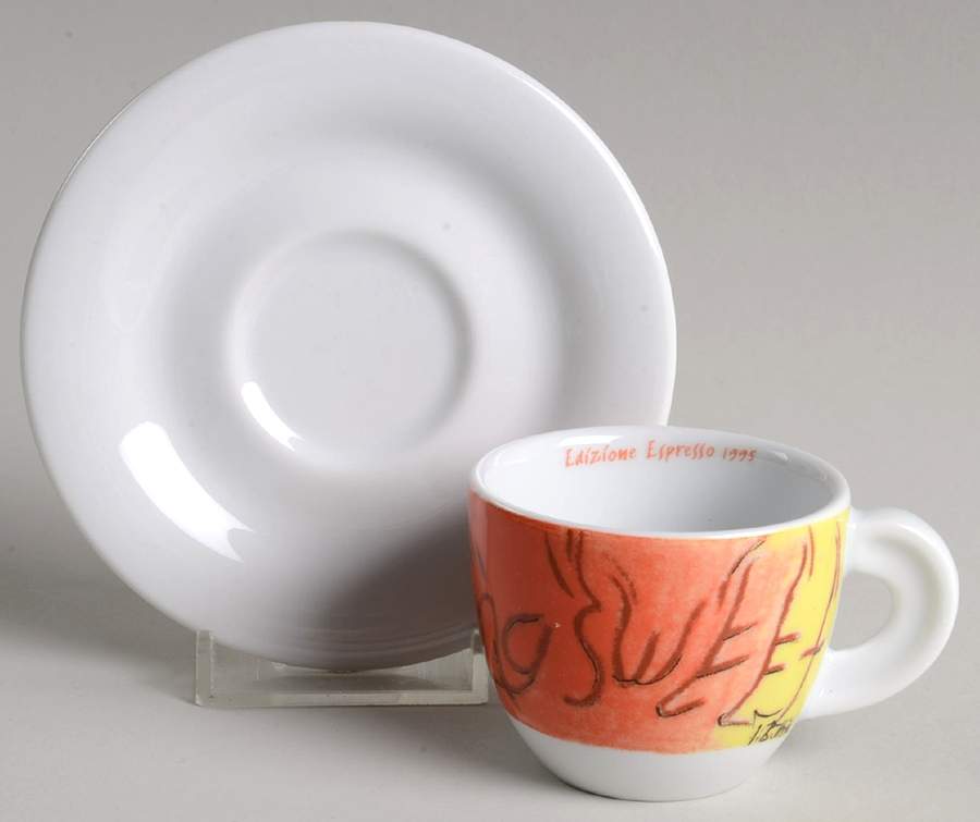 ACP4 Espresso Cup and Saucer Set by Ancap-1
