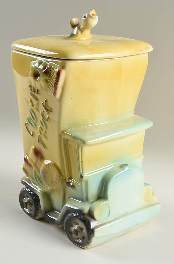 Cookie Jars Cookie Jar & Lid by American Bisque-1