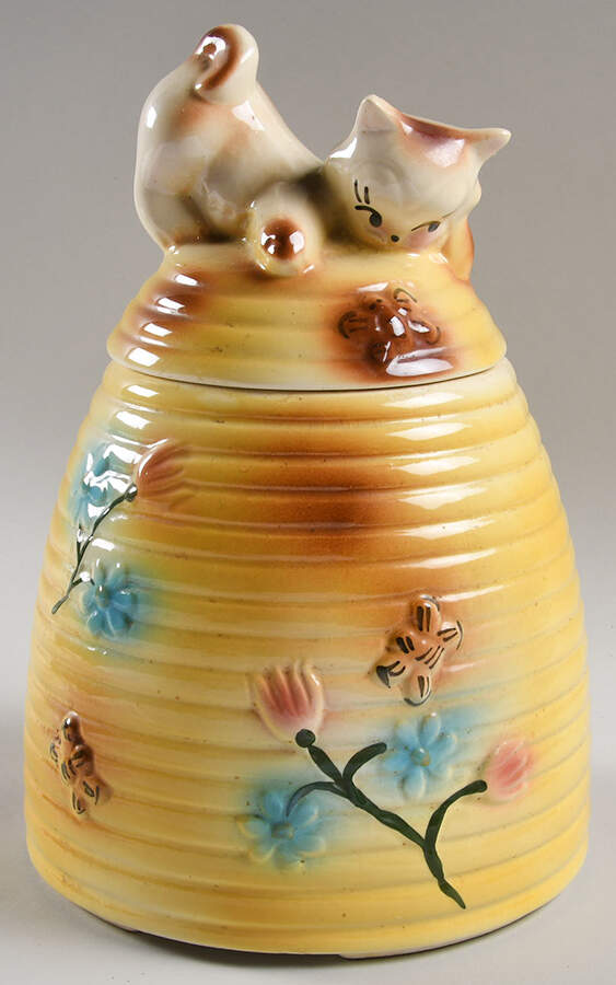 Cookie Jars Cookie Jar & Lid by American Bisque-1